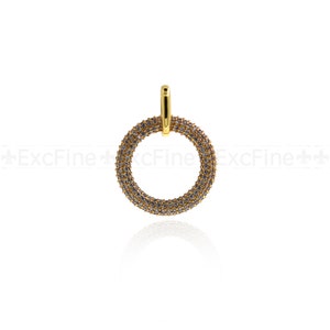 18K Gold Filled Disc Charm Coin Charm Round Hammered Pendant Round Necklace 18x12.5x1.8mm DIY Jewelry Making Accessory