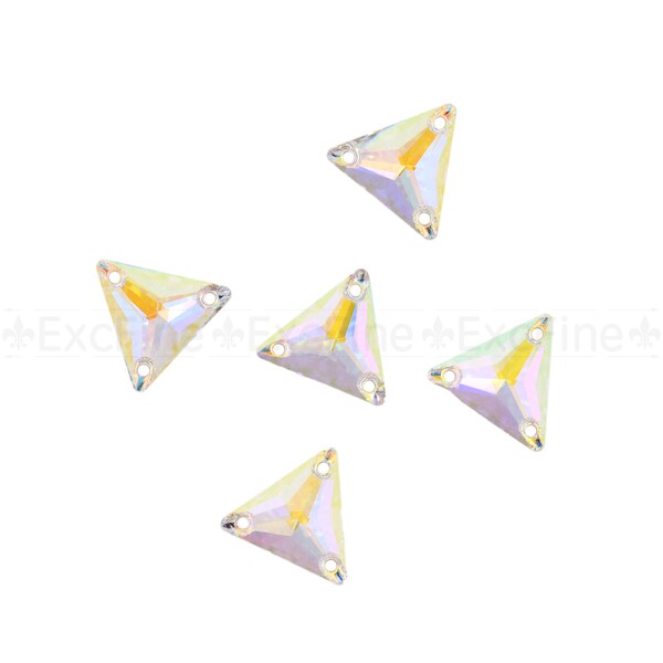 Triangle Glass Beads Etsy