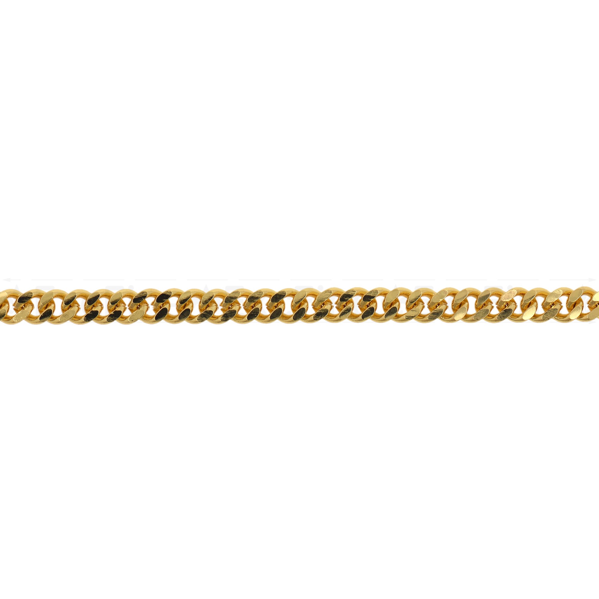 Flat Twisted Chain LinksGold Plated Brass Jewelry ChainDIY Etsy
