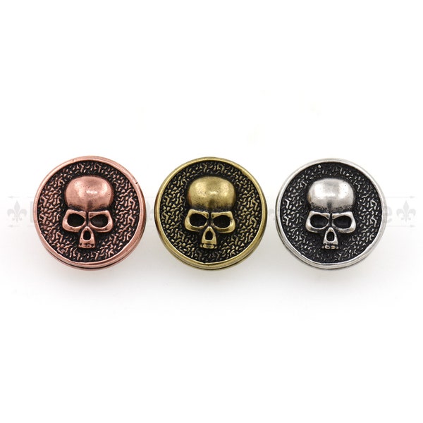 Vintage Style Round Skull,Antique Metal Coin Beads,Angry Skull,Jewelry Supplies.13.5x13.5mm