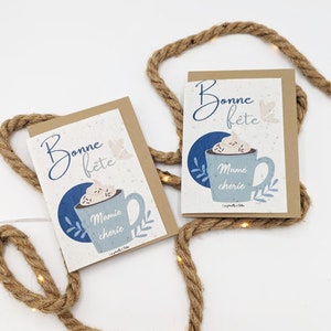 Carte à  planter personnalisée  /Cadeaux mamie / Bonne fête mamie/Fête des grands-mères /Mamie