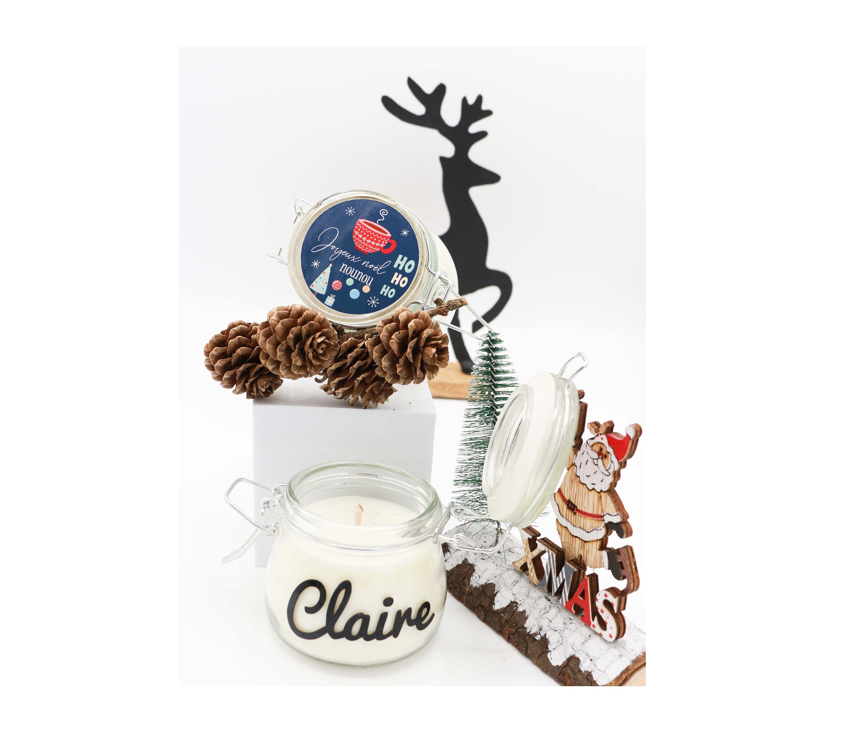 Bougie Personnalisée/Cadeau Nounou Merci Bougies Cadeaux Personnalisés