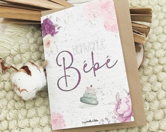 Biglietto da piantare / Biglietto di nascita / congratulazioni / Bambino