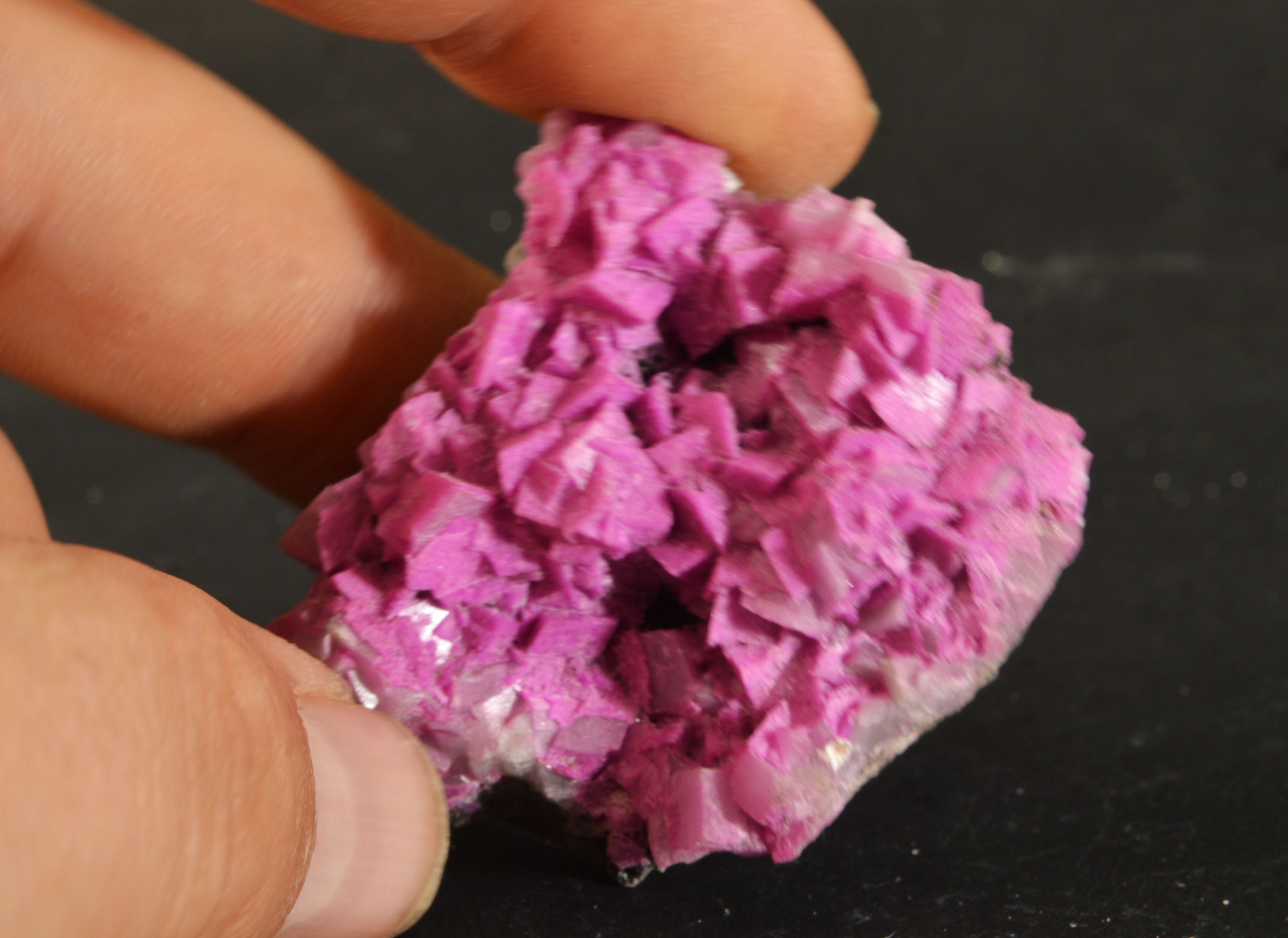 Cristallisation de Cobaltodolomite Bou Azzer Maroc Cobalt Dolomite 58G