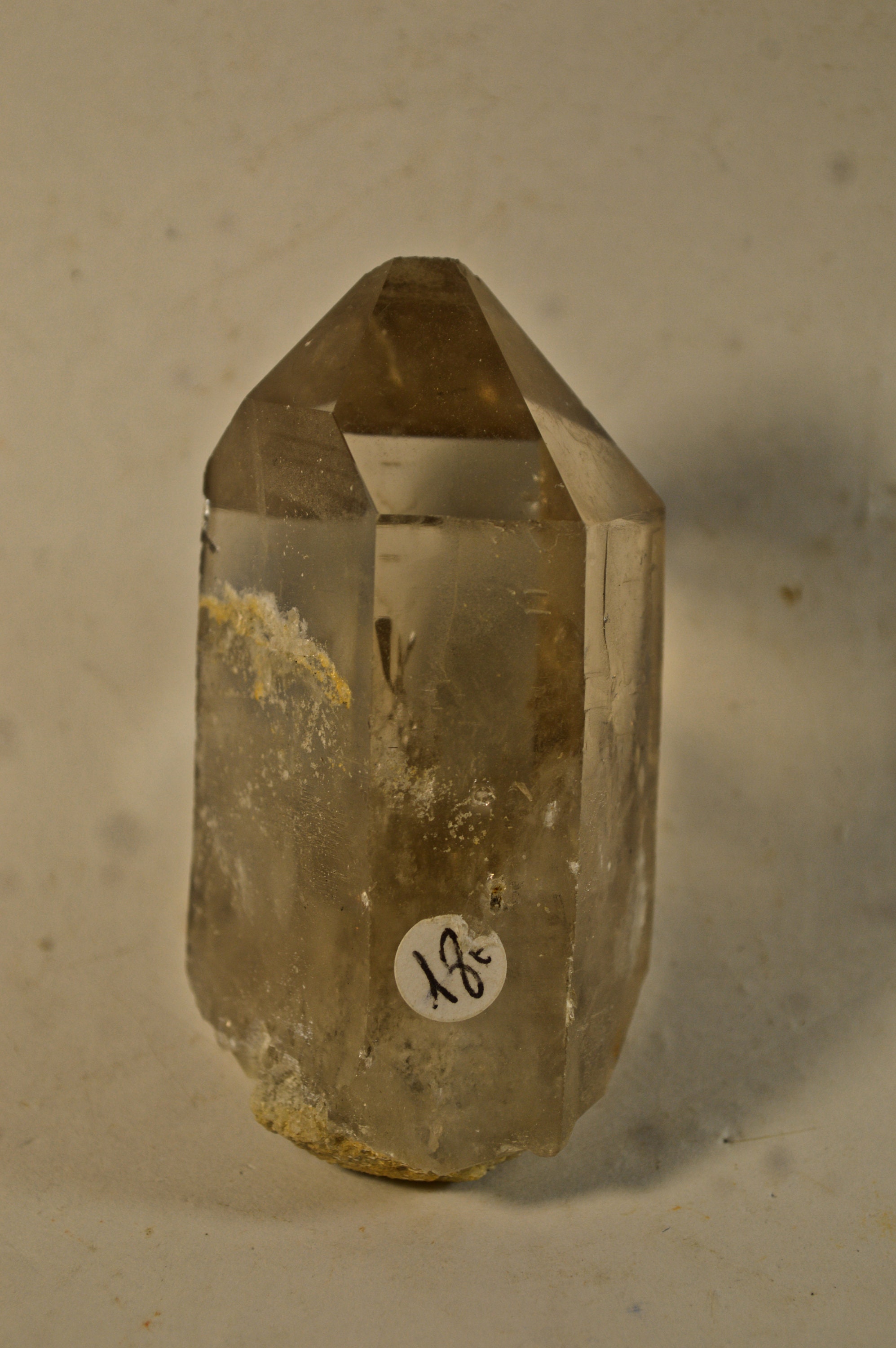 Pointe de Quartz Cristal Roche 119G Specimen Minérale Collection