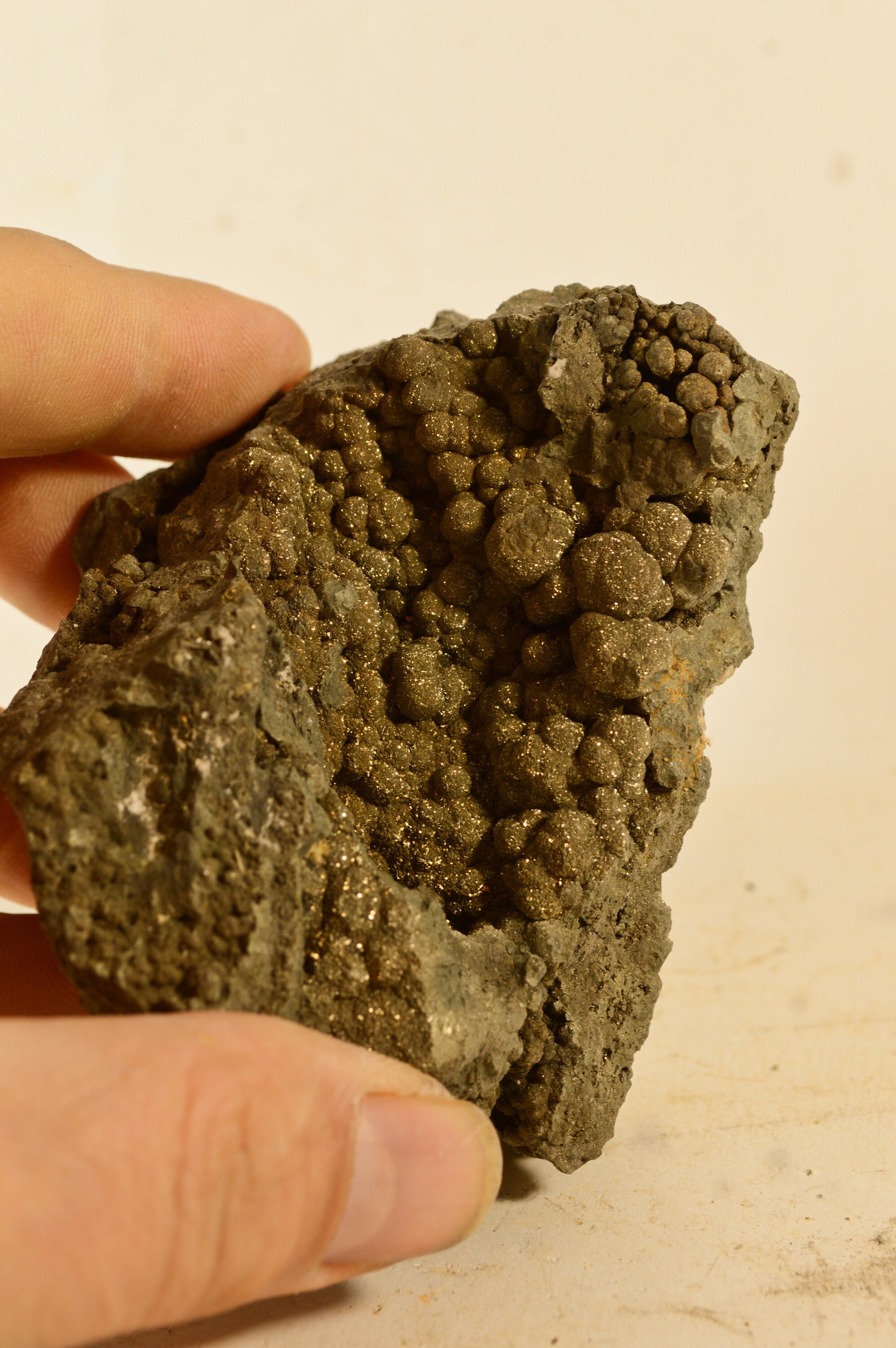 Pyrite Botryoidale Malines Saint Laurent Le Minier France 424G Mineral