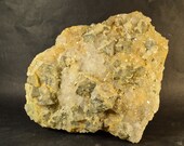 Quartz on Fluorine some octaedres Burc France 3,6kg French fluorite
