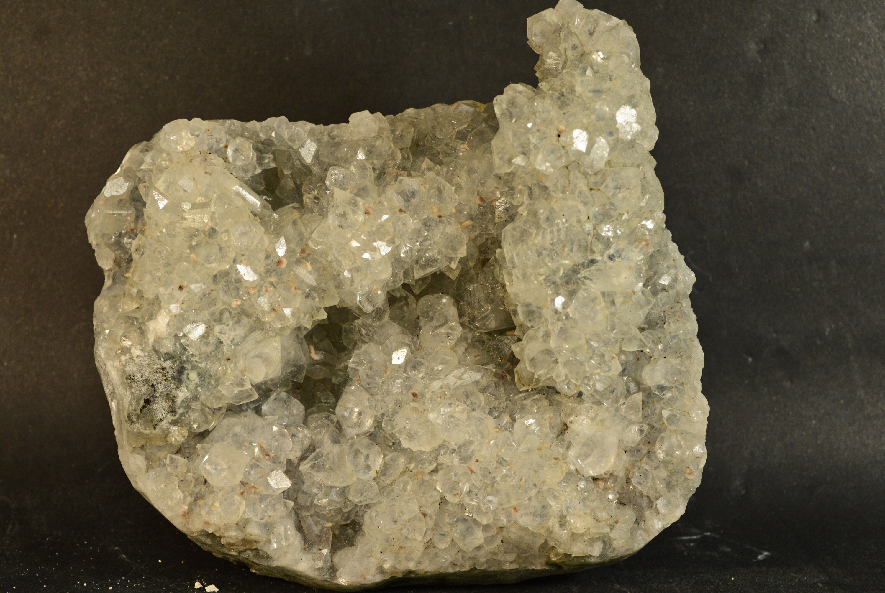 Amas de Apophillyte et Calcedoine d'inde 471G Mineraux Collection Apophilyte