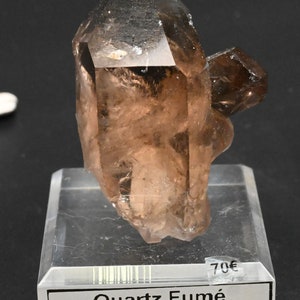 Quarzo fumé proveniente da Grimsel in Svizzera, cluster di campioni di minerali da collezione 60x40 mm