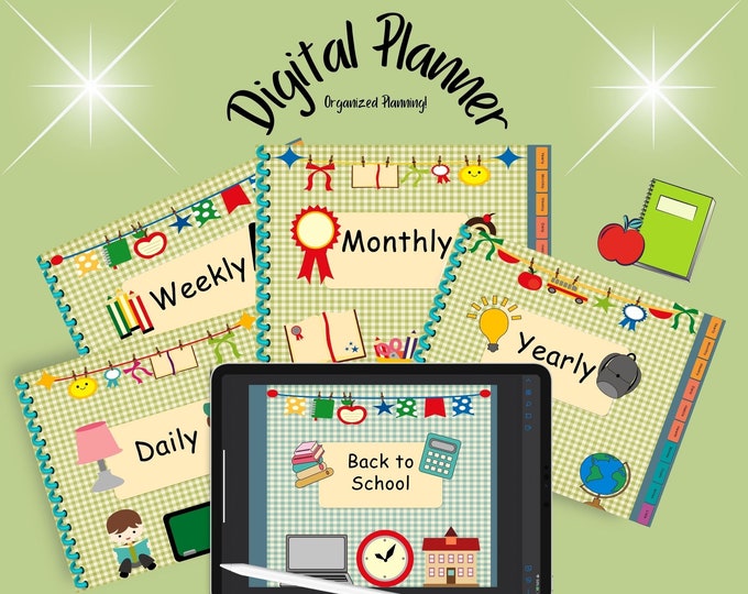 Teacher Planner Digital Download for iPad & Good-notes App