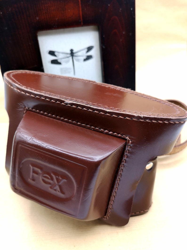 Vintage FEX leather case for camera