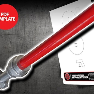 Eva Foam Lightsaber Template