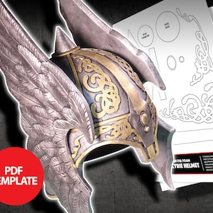 EVA Foam Valkyrie Helmet Template