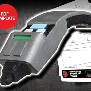 Eva Foam Boomerang Phaser Template