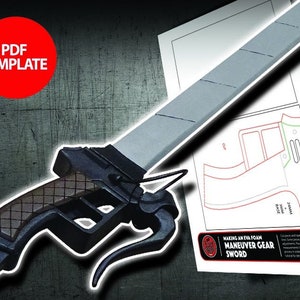 EVA Foam Maneuver Gear Sword Template
