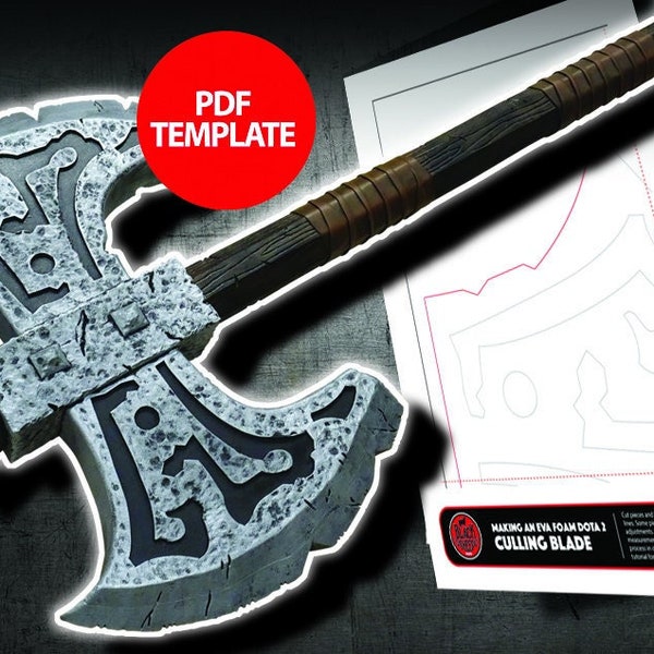 Eva Foam Culling Blade Template