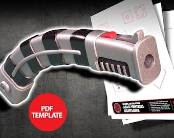 Eva Foam Asajj Ventress Lightsaber Template