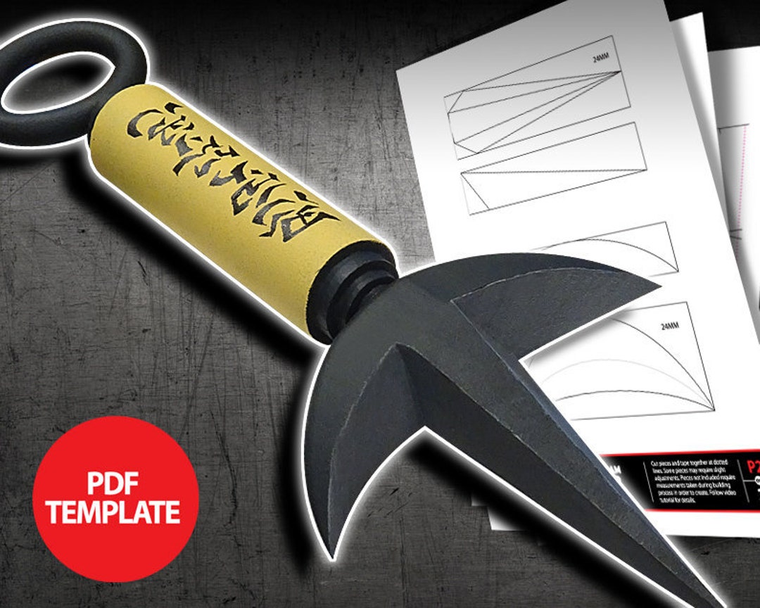 Eva Foam Kunai Template - Etsy