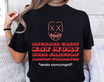Camiseta de la noche del diablo / Camiseta de los cuatro jinetes