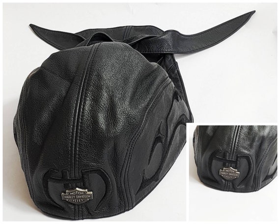 Vintage Harley Davidson hat , Vintage all black ca