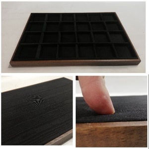  Velvet Insert (5x8) Black Tray Inserts Jewelry Display