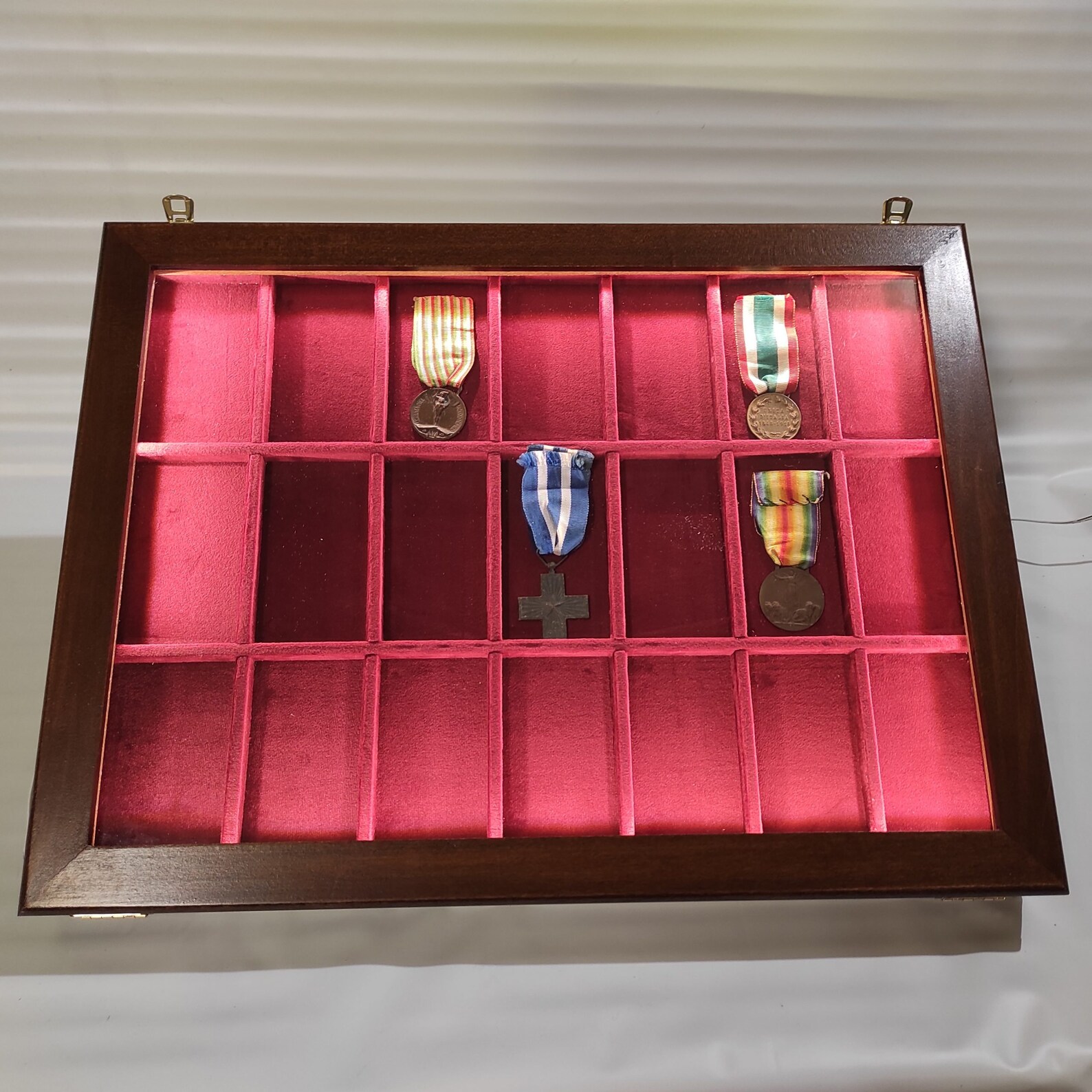 Showcase Display Case for Medals With LED Light Medals Etsy
