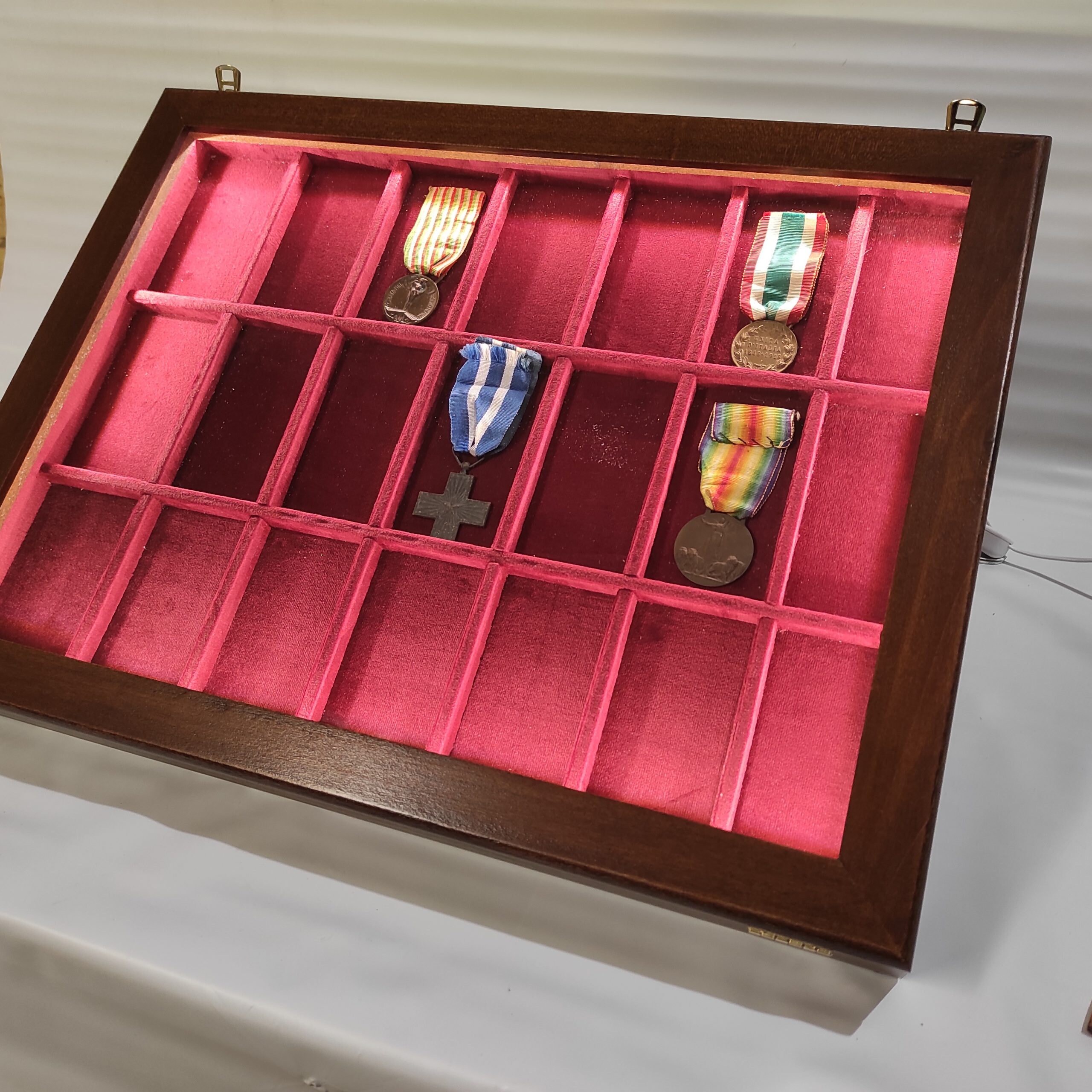 Showcase Display Case for Medals With LED Light Medals Etsy