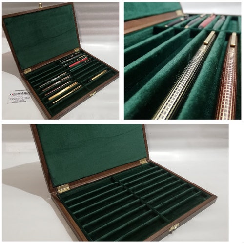 Wood Pen Display Case / Lid - Holds 11 Pens