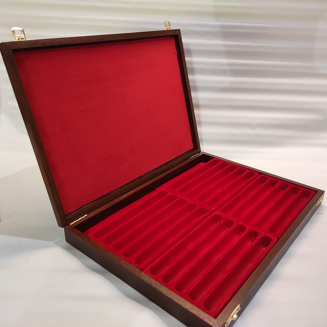 Pen Box Wooden Case. Display for Fountain Pen Collection Etsy