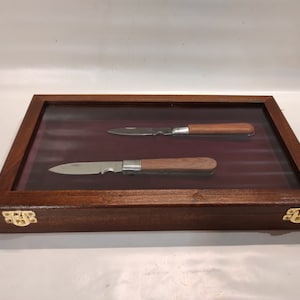 box for collectible knives display case