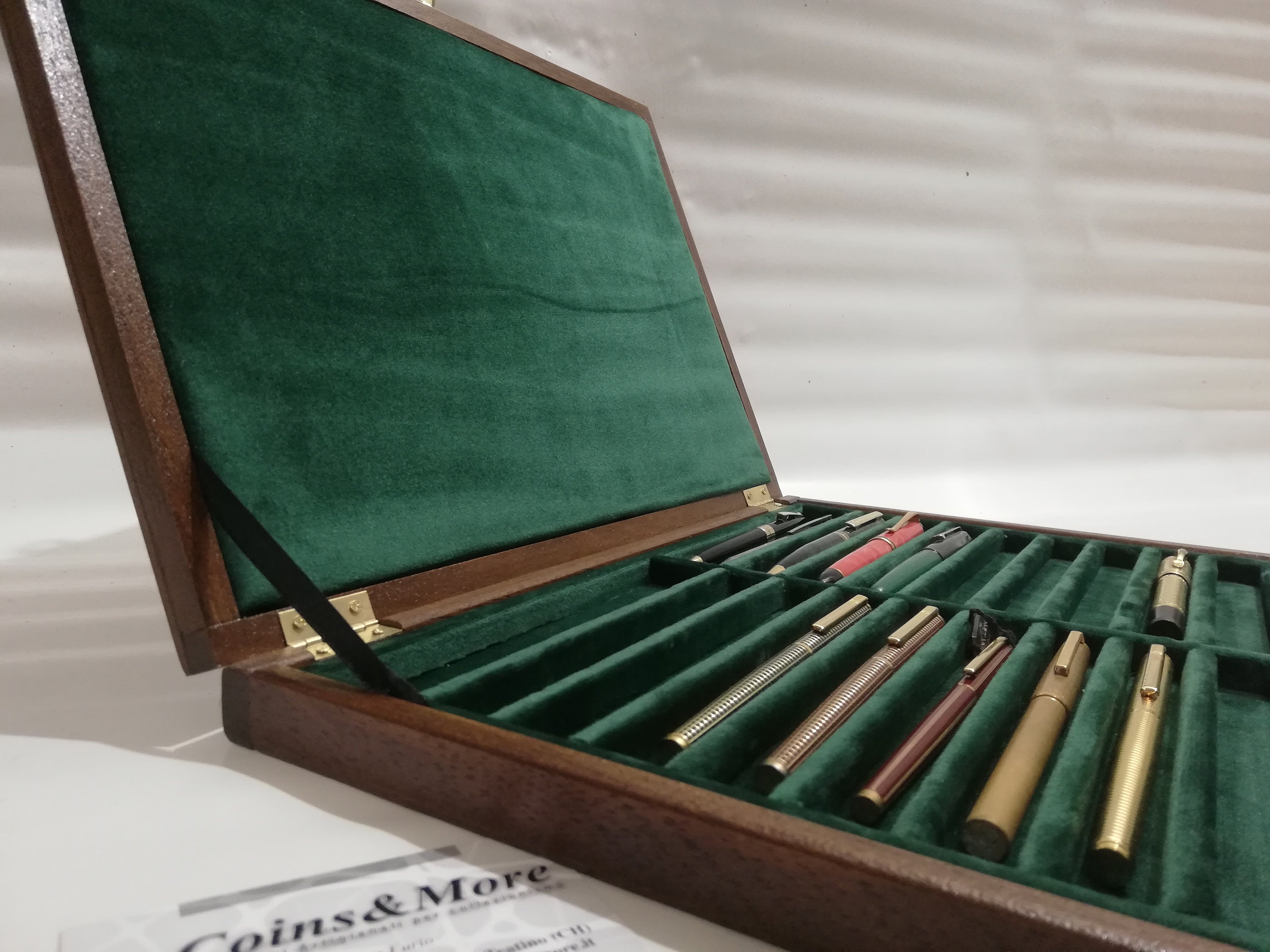 Pen box wooden case. Display for fountain pen collection Etsy