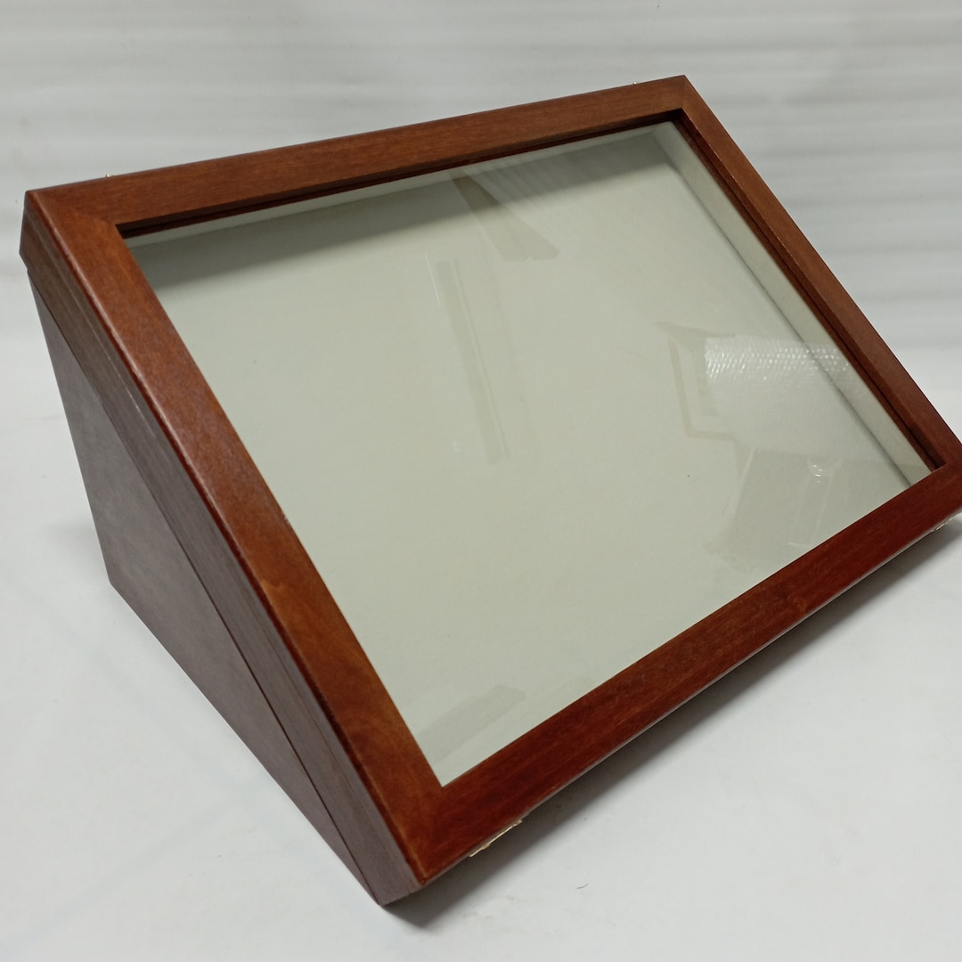 Wooden Display for Collectibles. Display for Coins