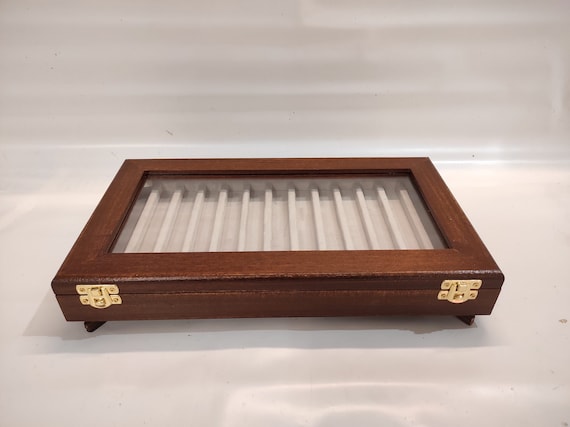 Wooden Case for Collectible Pens, Fountain Pens Exhibitor - Etsy