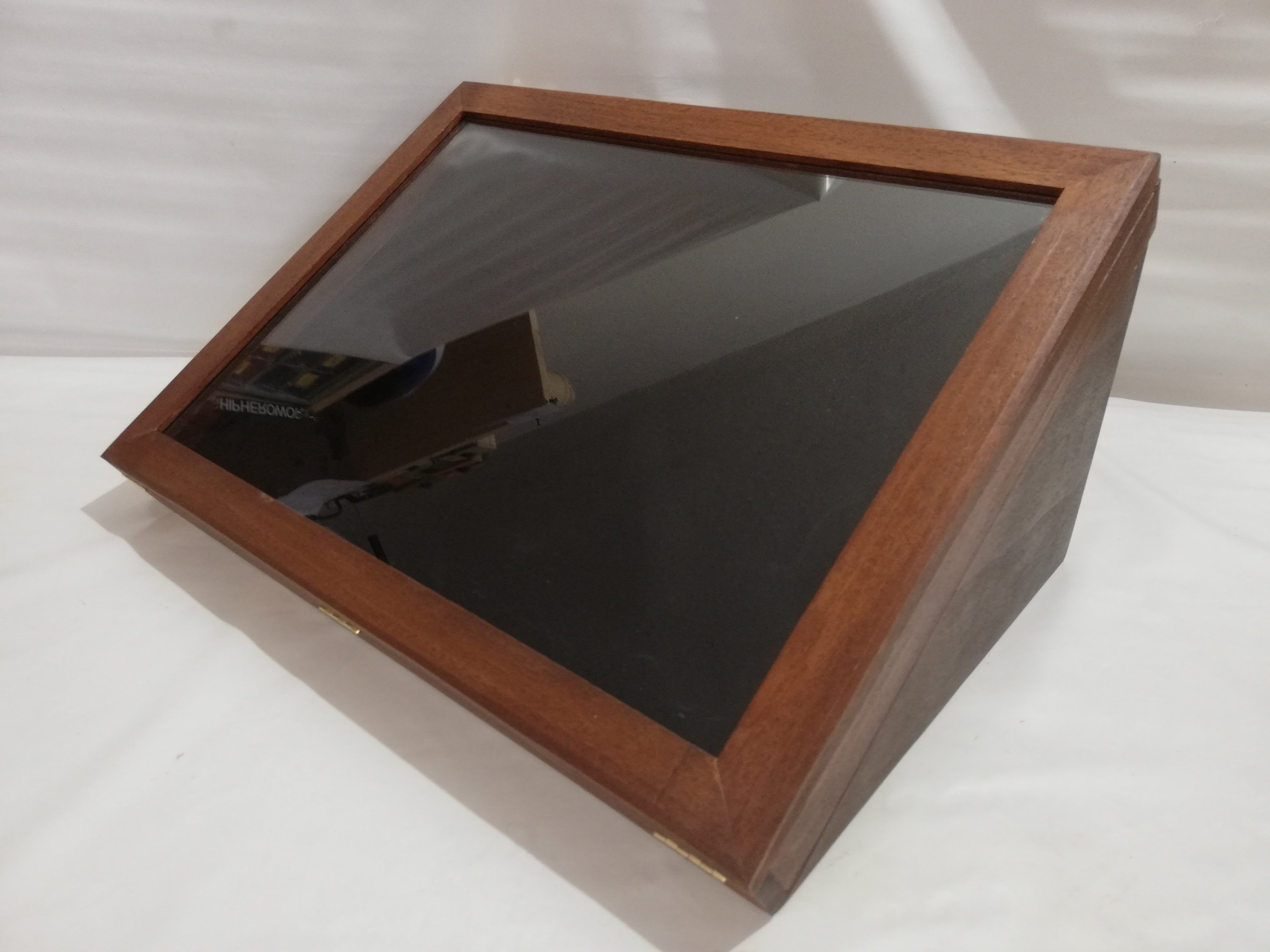 Vitrina con luz LED en madera para coleccionistas vitrina | Etsy