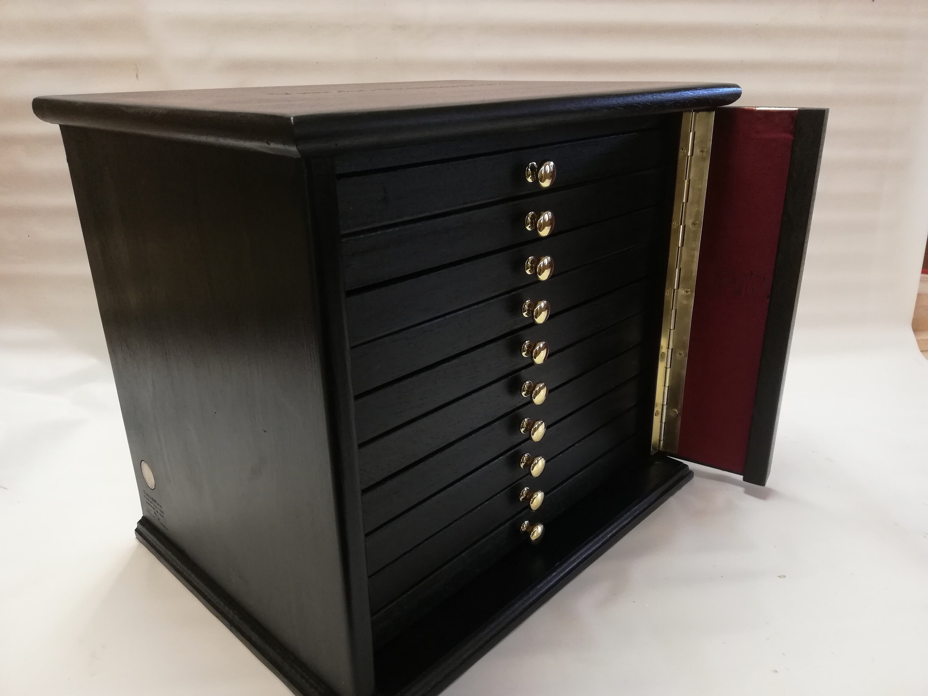Coin in Real Wood 10 Drawers in First Quality Italian Etsy