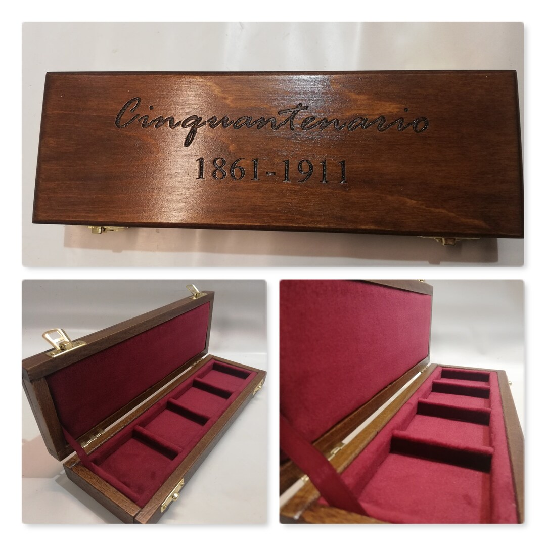 Wooden Case Case for 50th Series Coins 4 Boxes 50 X 50 Mm - Etsy
