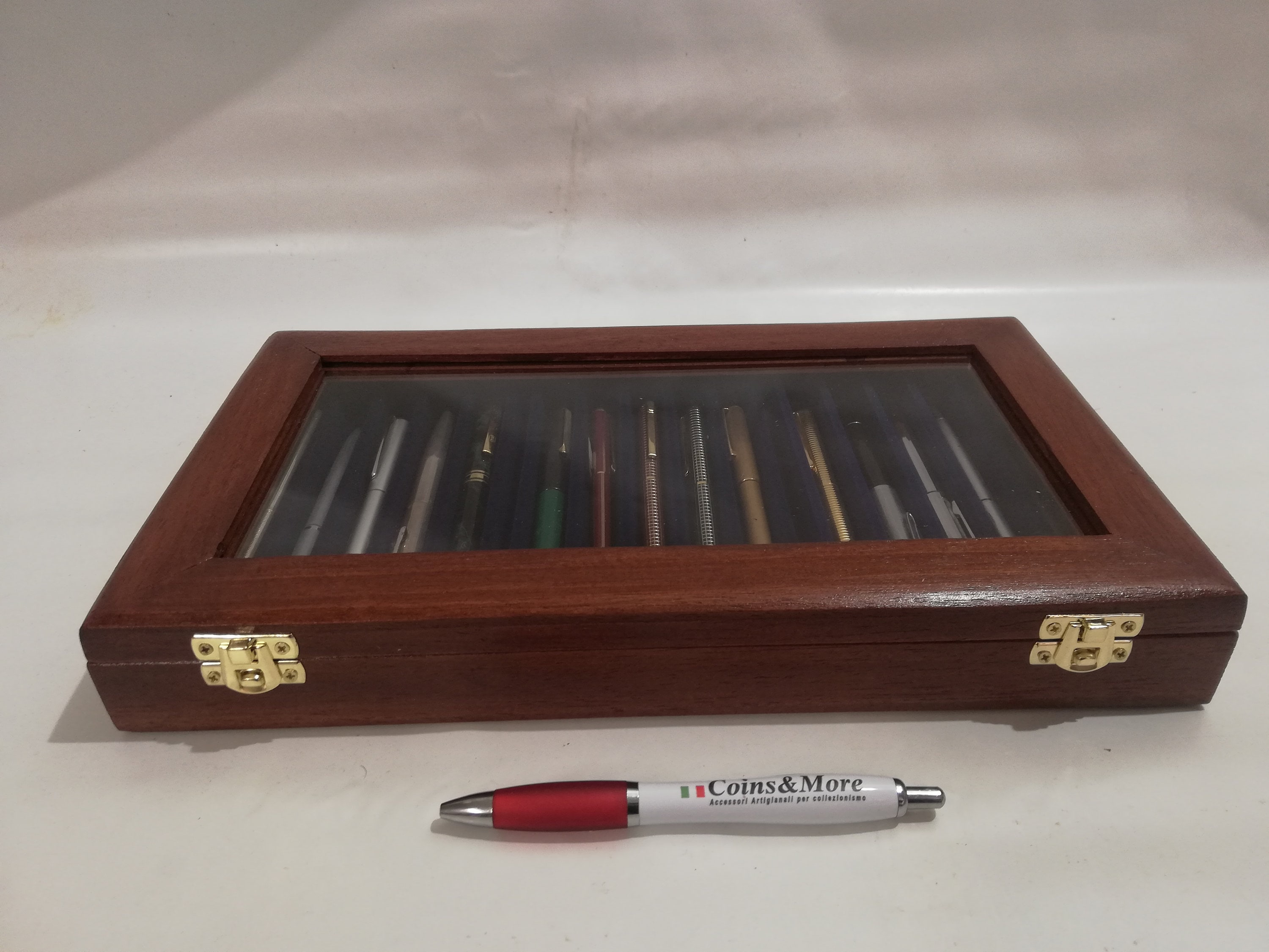 Boîte à stylos étui en bois présentoir pour collection de Etsy