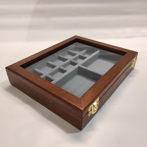 Boîte à Bijoux Scrigno en Bois et Verre (Photo Avio Blue Velvet)