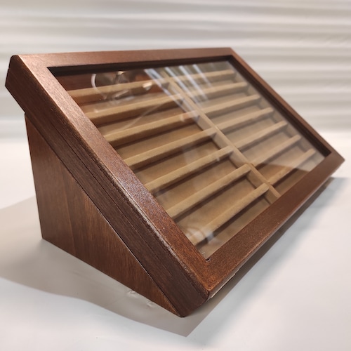 Stack & Store Wood Pen Display Box – Beech Wood Stackable Pen Tray