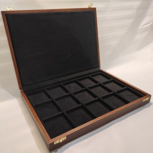 Cofanetto Porta Orologi Da Tasca Cipolle (Velluto Nero In Foto)