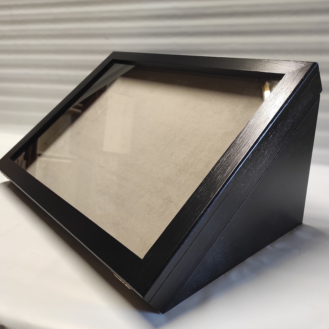 Object Show Case Showcase Display Case in Wood and Glass for Customizable Precious ...