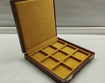 Muntenbox - 9 dozen van 50 x 50 mm