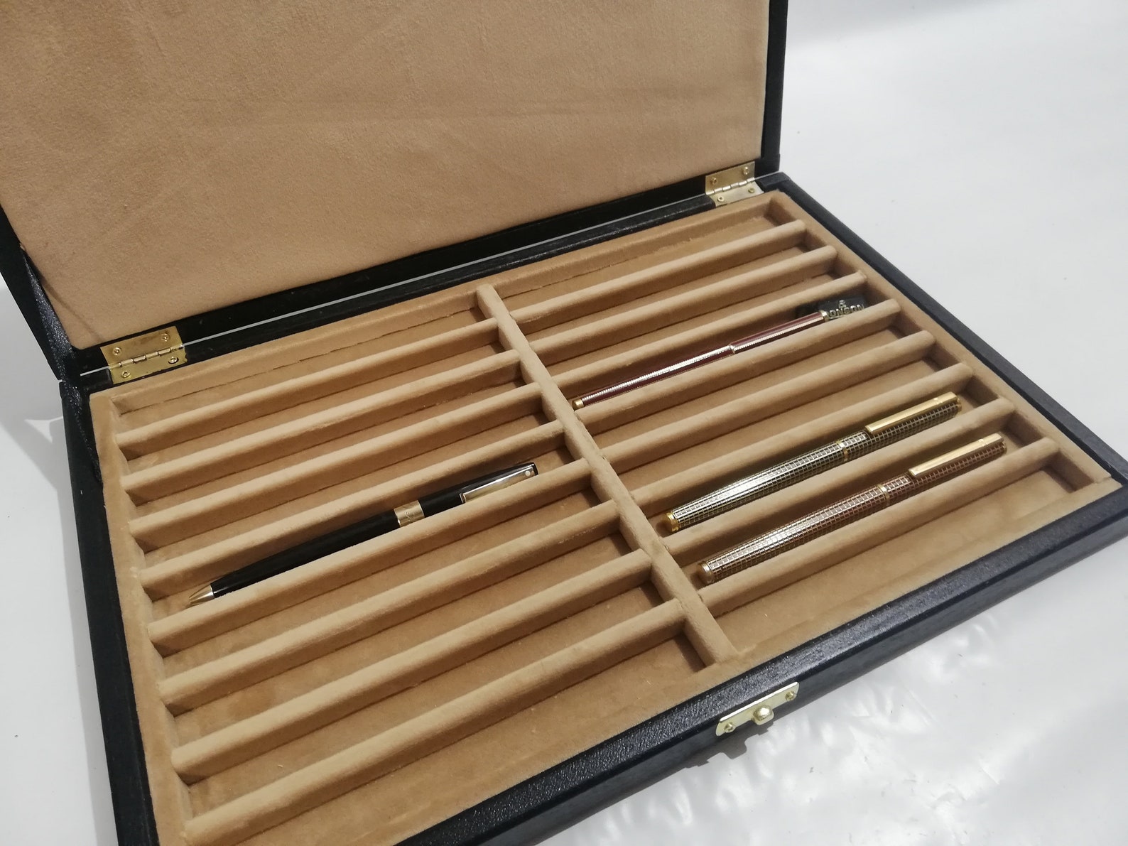 Pen Box Wooden Case. Display for Fountain Pen Collection Etsy