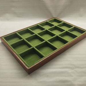 Tray for pocket watches, jewelery or other precious objects. Handmade in Italy