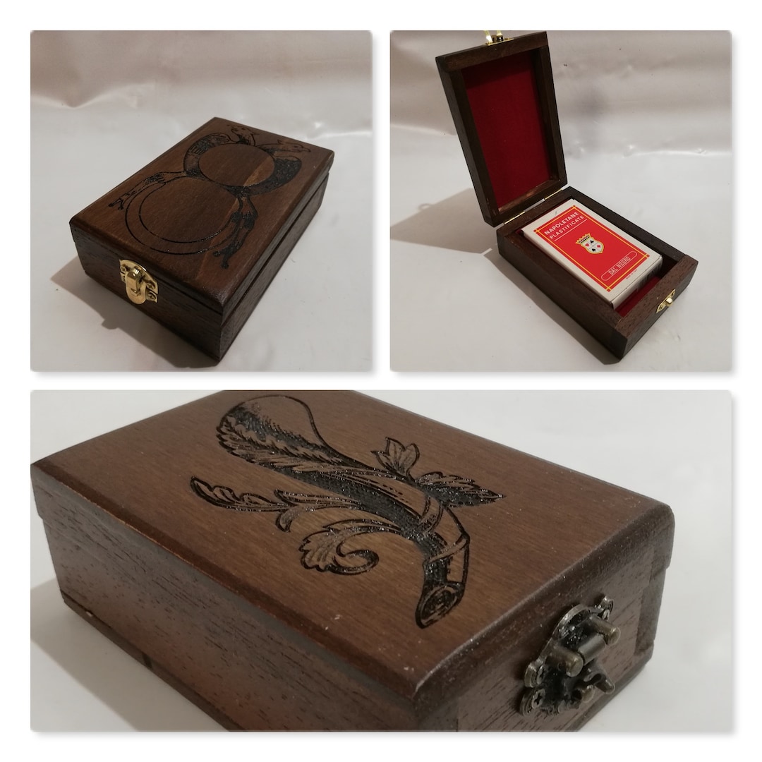 Customizable Neapolitan Card Storage Box - Etsy