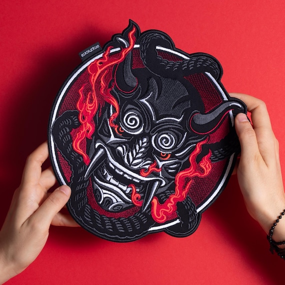 Toppa Ricamata A Forma Di Teschio Da Stirare Su Vestiti - Decorazione DIY Per Giacca, Borsa, Cappello - 30x30cm
