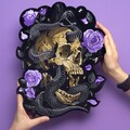 Skull Embroidered Patch, Pastel Goth product logo