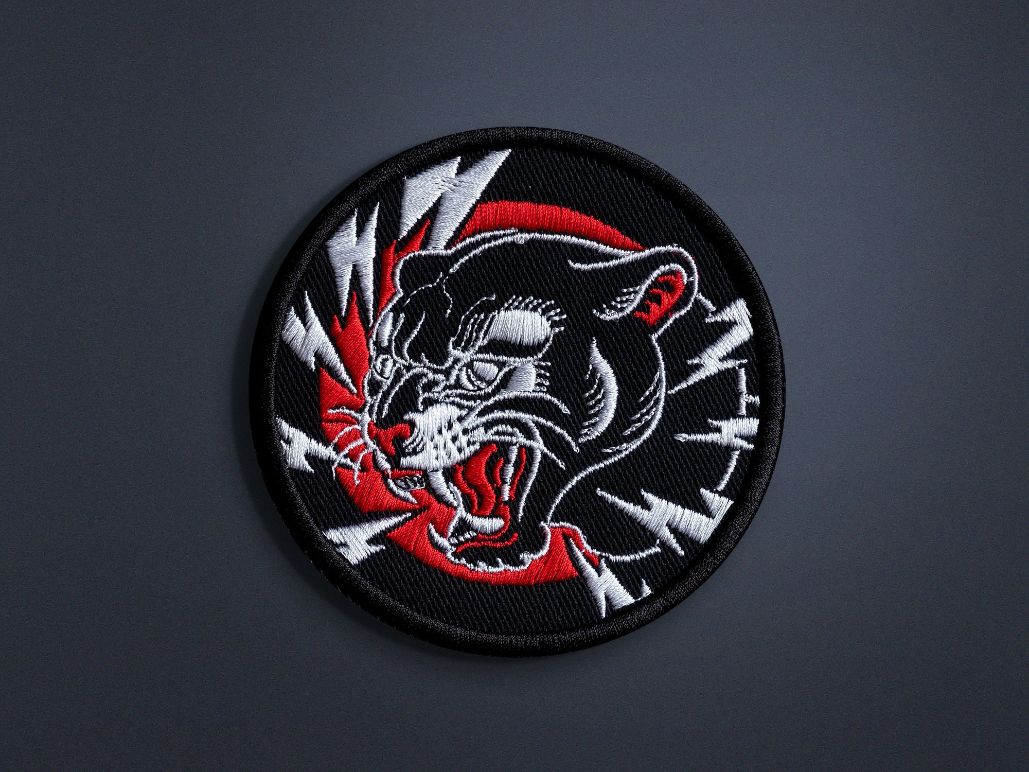 Iron On Patches. Panther In Pink Iron On Patches. Extra Large 11.5 Cm X - Foto 11