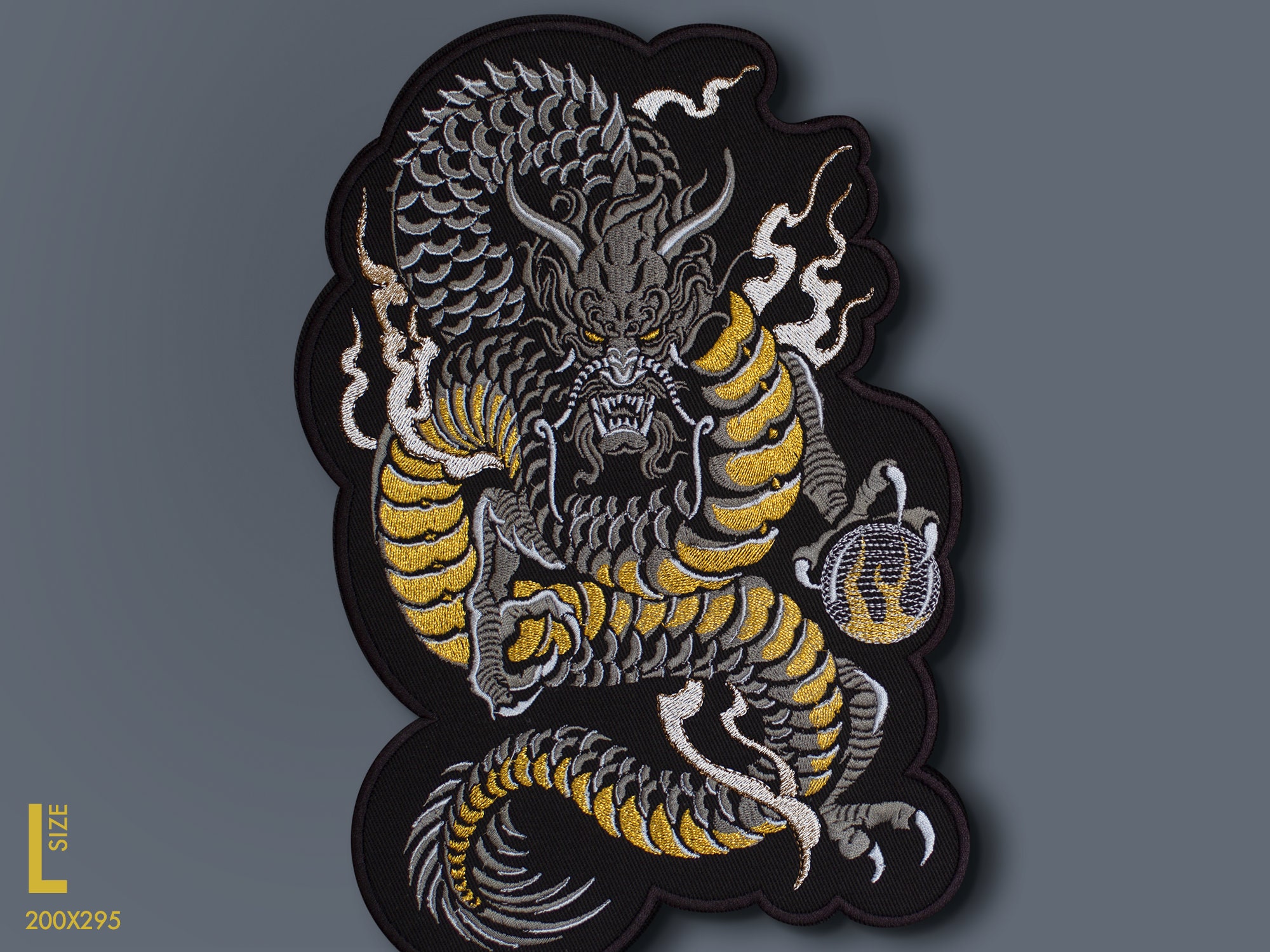 Iron on Patch for Jacket Japanese Dragon Patch Japanese Art - Etsy