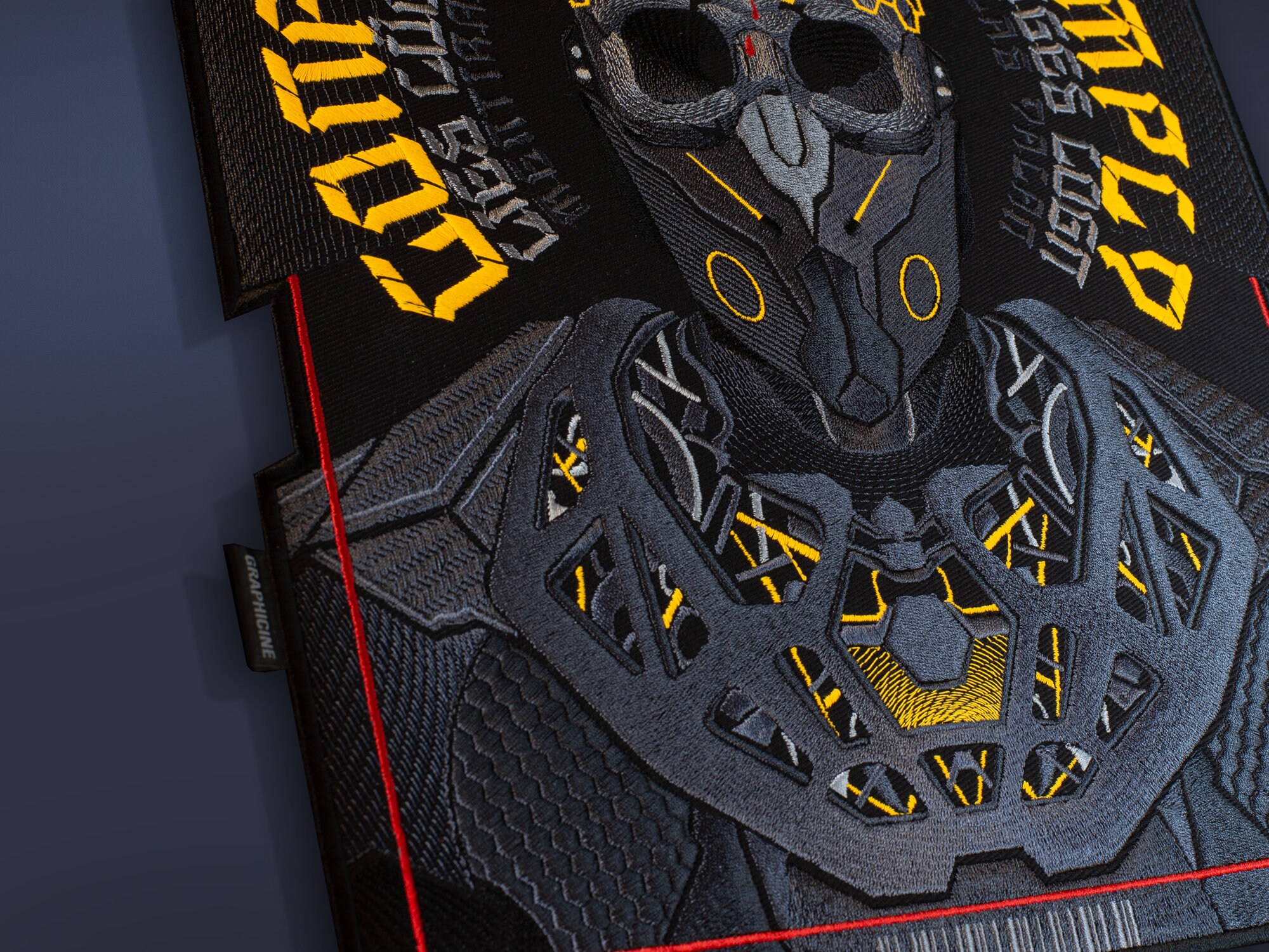 Cyberpunk Embroidered Back Patch: Dystopian Apocalyptic Iron-on Sew-on ...